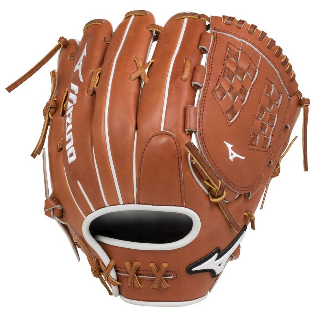 Damske Rukavice Mizuno Pro Select Fastpitch 12.5" Softball Hnede Vypredaj GPUR65489